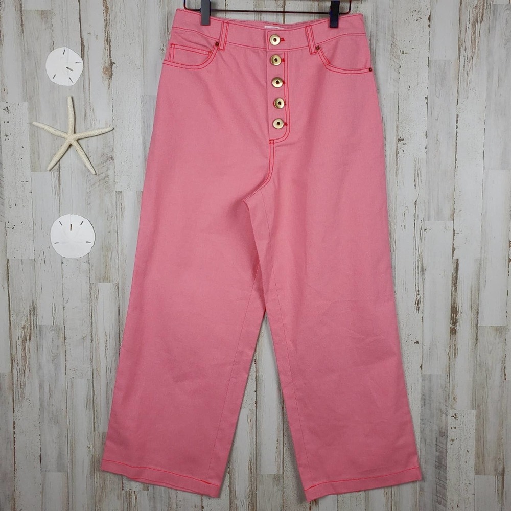 Kate Spade Wide Leg Cropped Pants Size 6